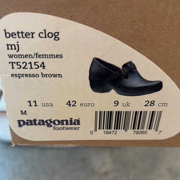 Patagonia Women's Espresso Brown Slip-On Shoes Size 11 Medium - Picture 6 of 6